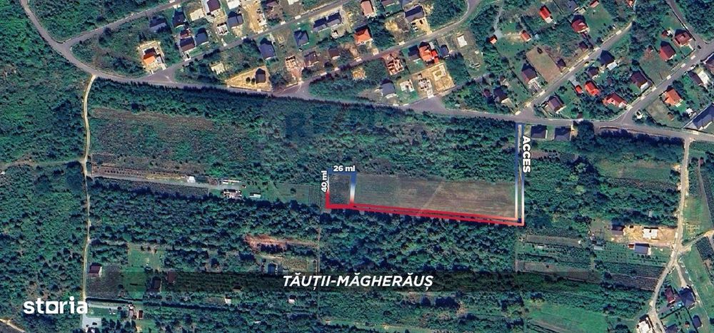 Tautii-Magheraus - TEREN  DE VANZARE