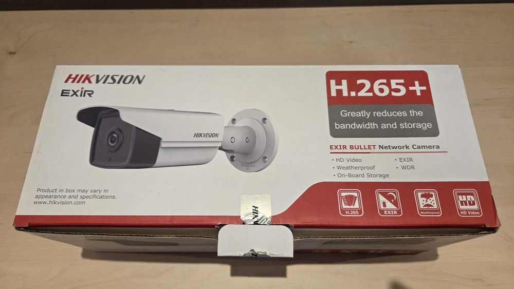 Camera Hikvision IP Bullet 8MP 4K, IR 50m, lentila 2.8mm, PoE, Folosit