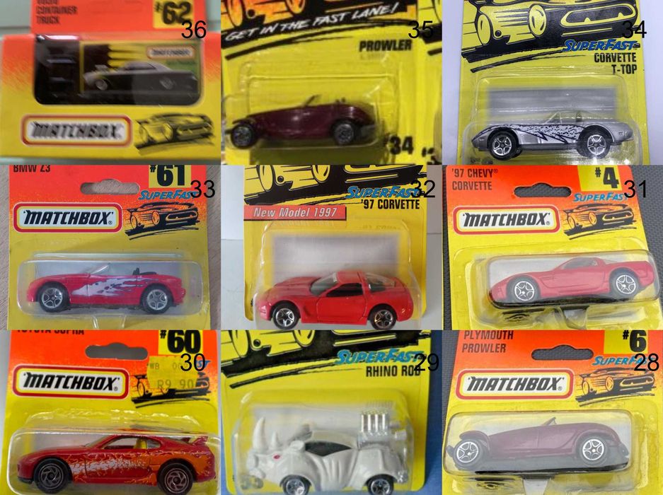 Метални колички Мачбокс Matchbox от различни години в мащаб 1:64 Част1