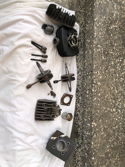 Детски кросов мотор Malaguti Grizzly 12 На части!!!