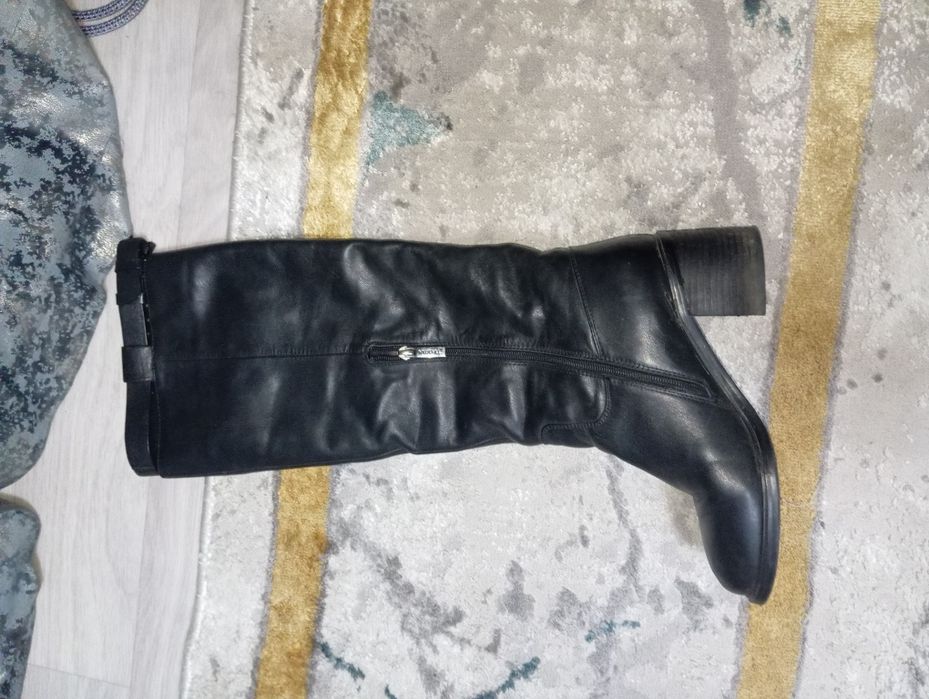 Сапоги кожаные натуралка