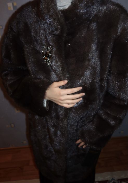 Натуральная норковая шуба