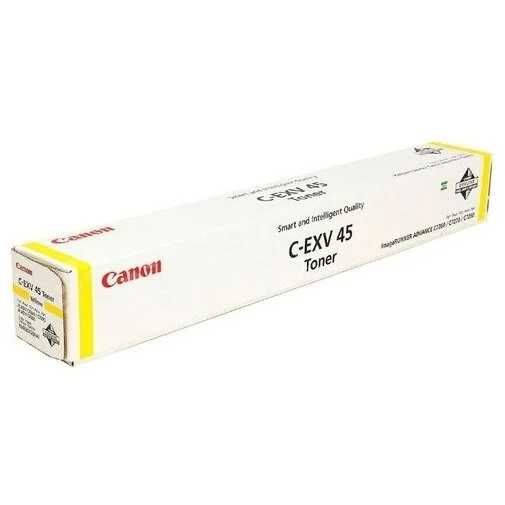Toner Canon C-EXV45Y, Yellow (Galben), Original, 52k pagini pentru IR Advance C7260i, C7270i, C7280i