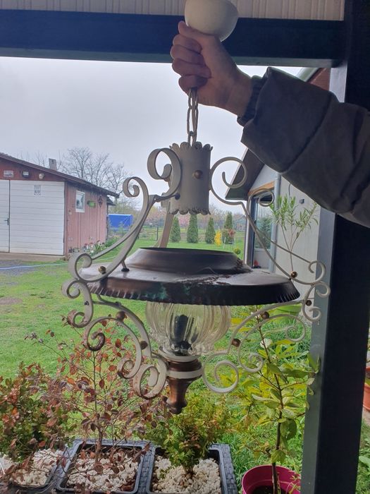 Lustra cupru vintage