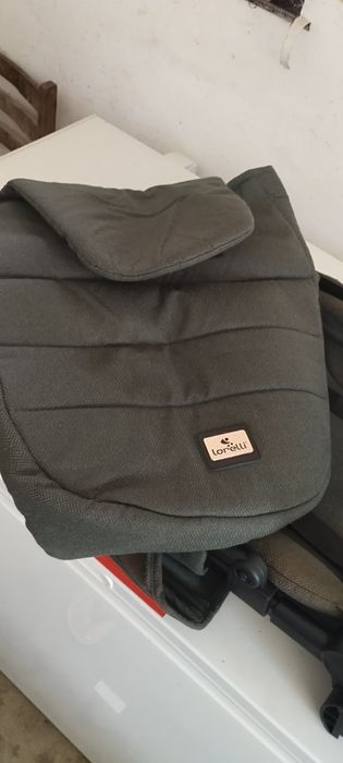 Бебешка количка с реверсивна дръжка 3 в 1 Lorelli - Reya, Green