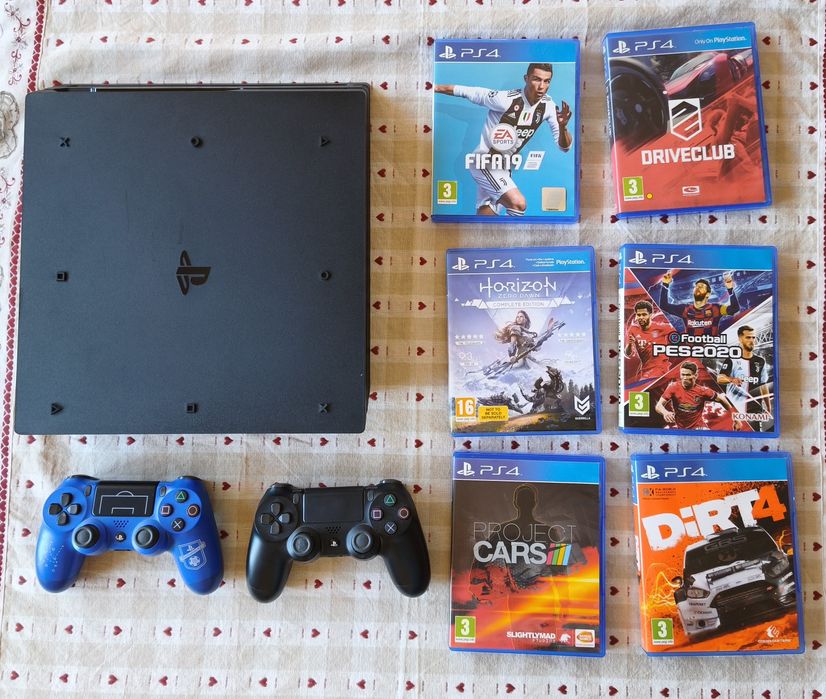 PS 4 Pro 1TB + 6 игри