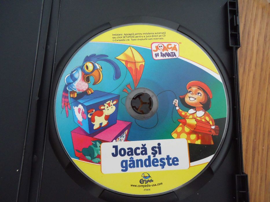 Vand lot 9 CD-uri / DVD-uri jocuri PC, educaționale copii, povești și muzică