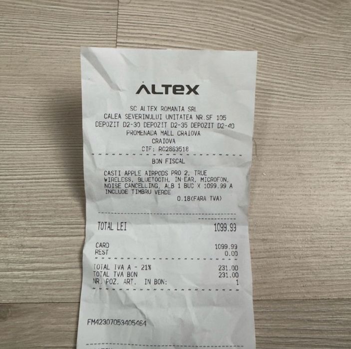 Casti airpods pro (2nd gereration)+chitanta