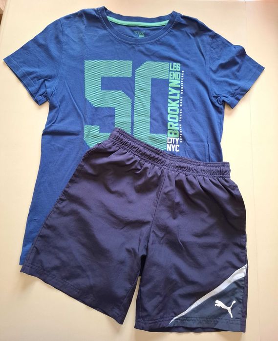 Два детски лота Puma и Slazenger за дете на 9-10 г с ръст 134-140 см