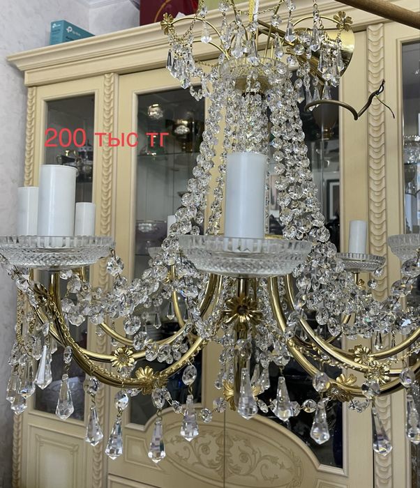 Люстры хрустальные. Чехия в отличном состояниии