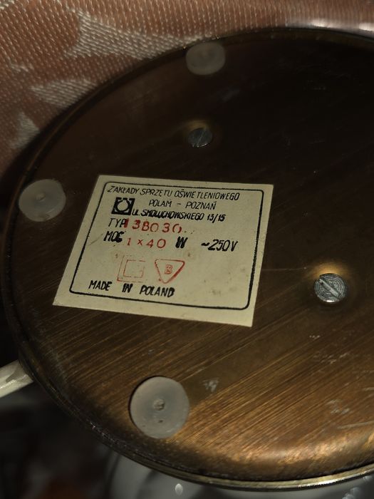 Настольная лампа Мадонна,Польша