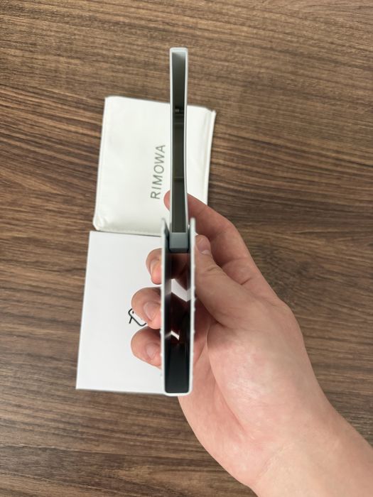 Portifel Card Holder Rimowa Metalic Aluminium