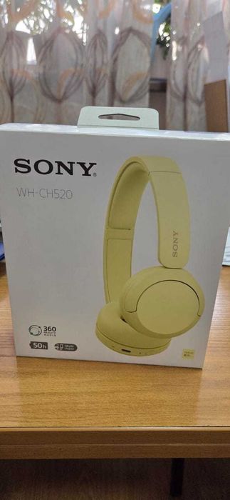 Наушники Sony WH-CH520 желтый