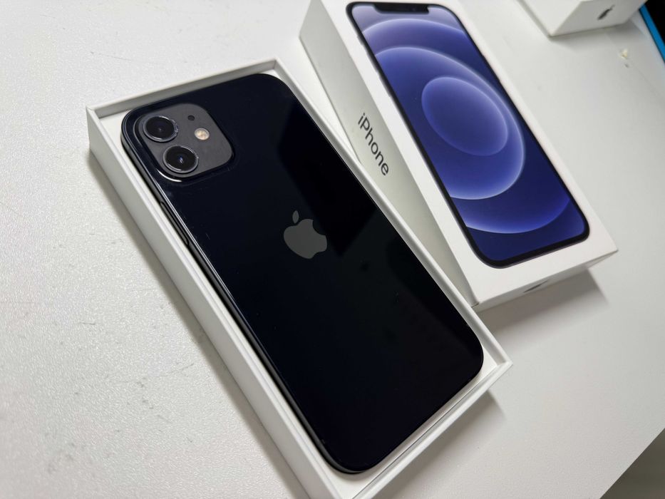 iPhone 12, Black, 128Gb, Liber de retea | Cod - G1031