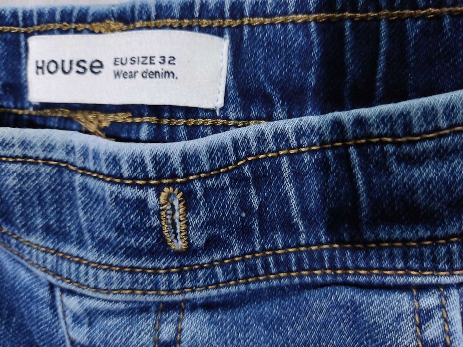 Къси мъжки дънкови панталони House