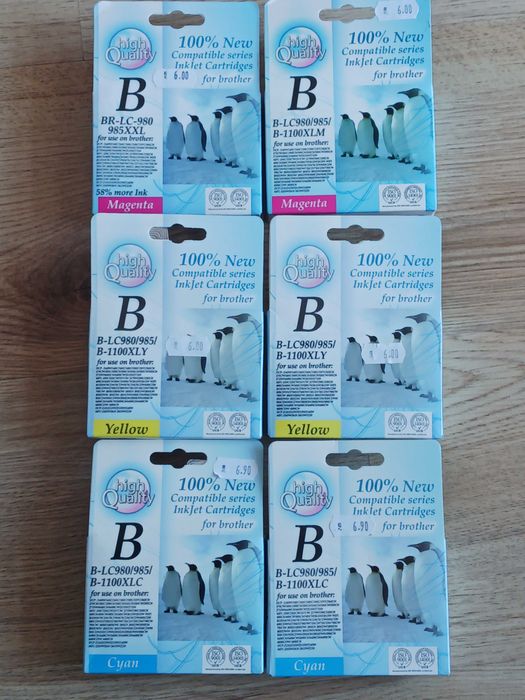 Мастило/консуматив/патрон/ BROTHER LC 980, 985, 1100 XLC