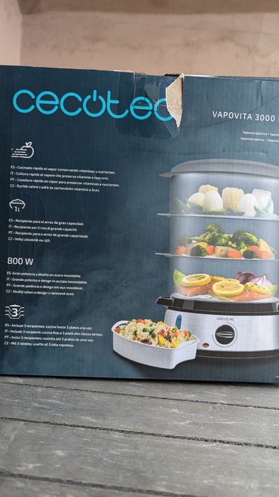 Aparat de gatit cu aburi , nou.