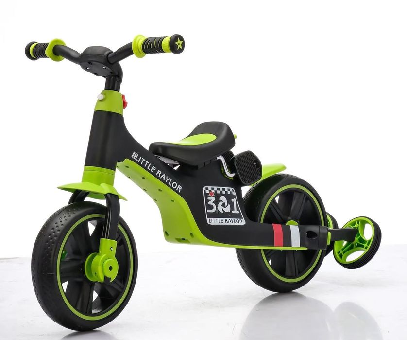 Детский велосипед родительской ручкой