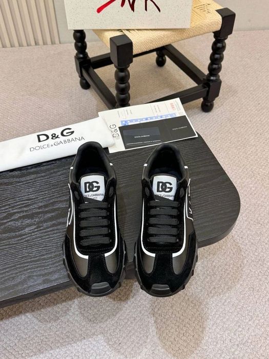 D&G DG Logo Sneaker "Black/White"