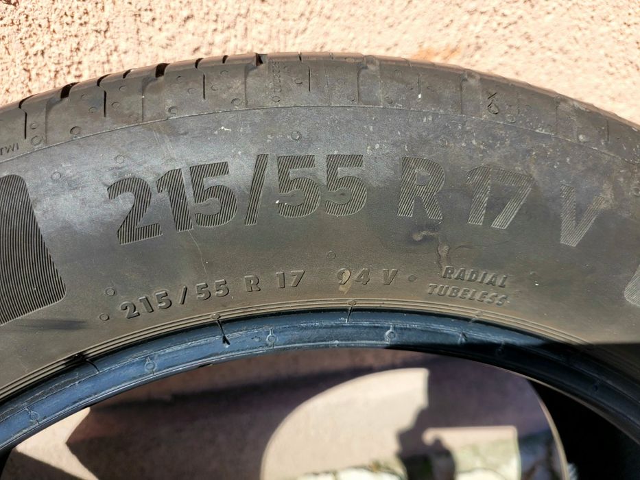 3 Anvelope Vara Continental EcoContact 6 215/55 R17 - DOT 0424