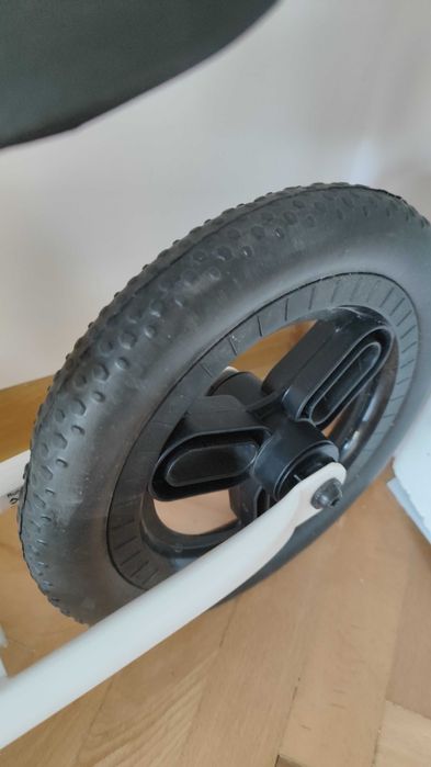 Детско баланс колело RUNRIDE 100, 10 инча бяло/черно