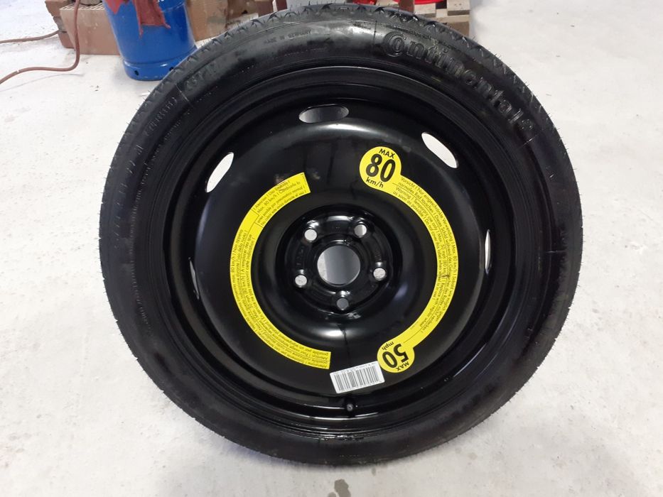 Roata de rezerva mica slim vw tiguan audi q3 q5 r18 125 70 18