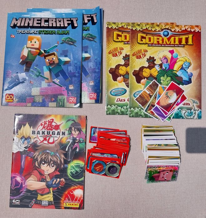 Chipicao, Panini, Naruto, Yu-Gi-Oh etc.