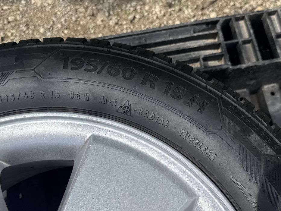 НОВО Резервна гума+АЛУМИНИЕВА ДЖАНТА 15" 4x100 за Opel,Chevrolet,Fiat
