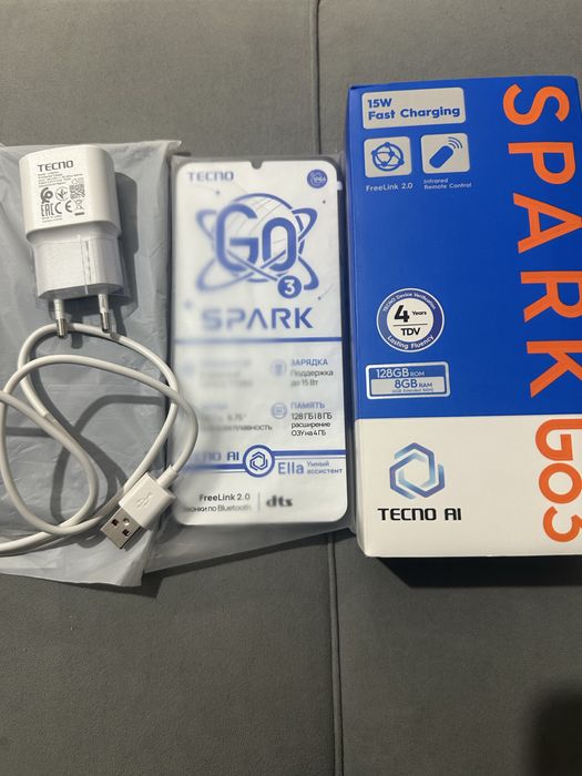 Android TEHNO SPARK 3 новый телефон с гарантией
