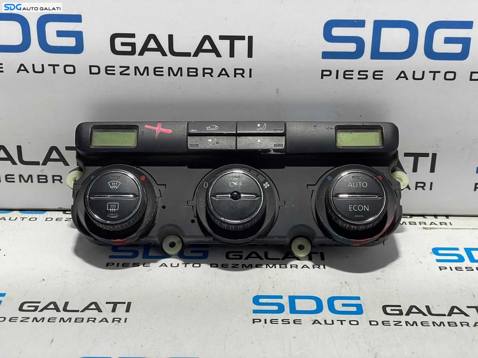 Panou Modul Unitate Comanda AC Aer Conditionat Clima Climatronic Dublu Dual Zone Volkswagen Jetta 3 MK3 2005 - 2011 [L3174]