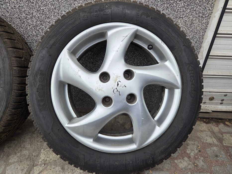 15 4x108 Peugeot 206 джанти + гуми