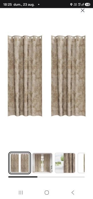 Cortine din catifea 2 buc. Șampanie 245 x 140 cm Catifea