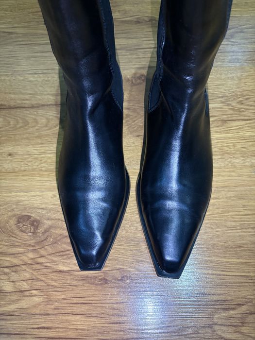 Дамски/Боти/ботуши/Massimo dutti/естествена кожа