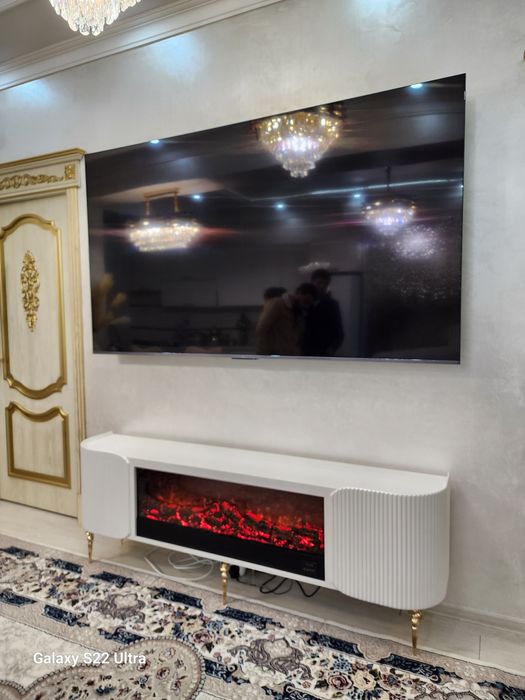 Pod TV. Камин подставка