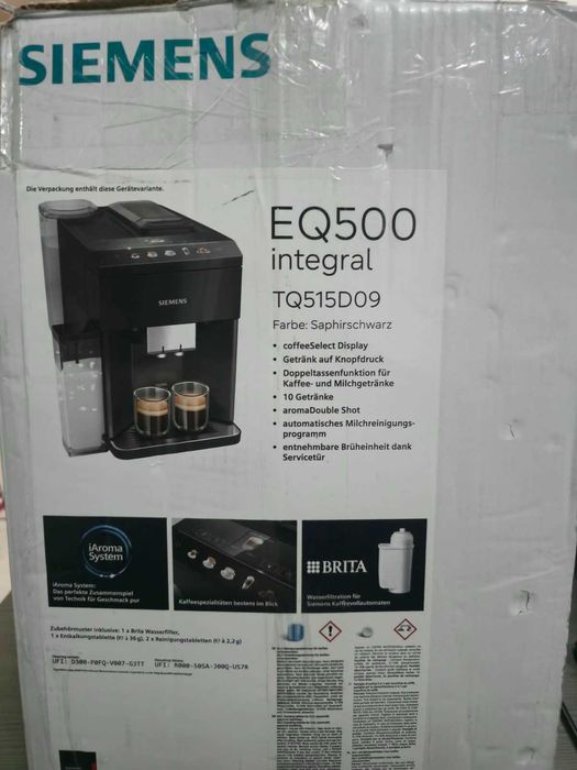 Espressor Siemens EQ.500 integral TQ515D09, ca nou, complet