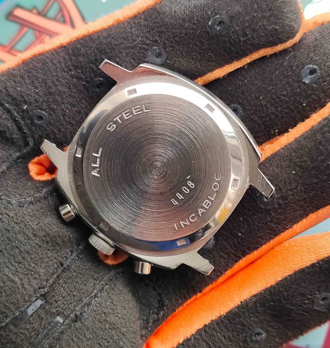 Ceas Cronograf Provita cal Elvetian Valjoux 7733 Otel 39mm accesoriu