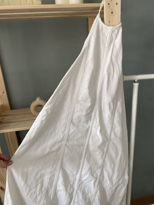 Дънкова рокля с гол гръб ZARA