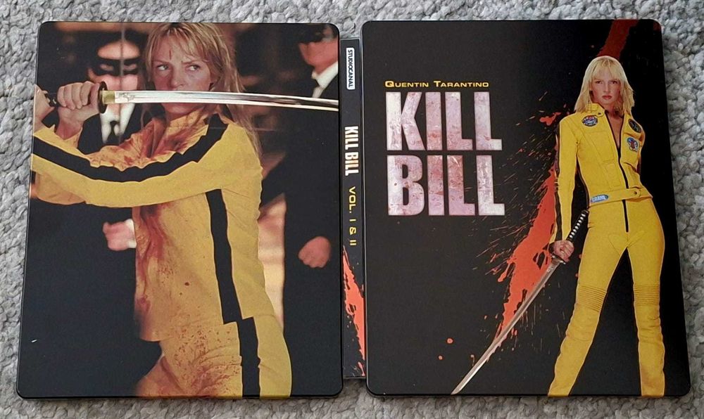 Blu-ray steelbook KILL BILL vol. I & II - impecabil, Zavvi