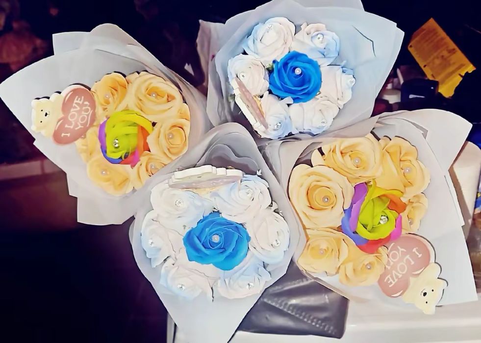 Buchete handmade realizate la perferintele clientului.