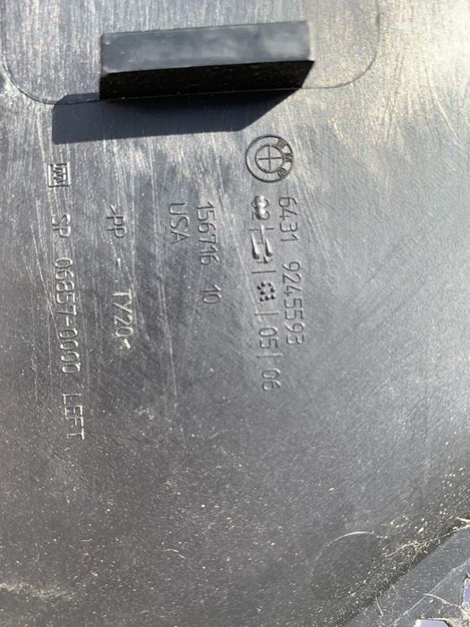 Grile stergatoare interior motor BMW X5 f16 si X6 F16