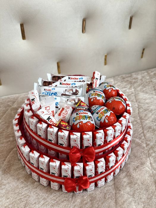 Киндер бокс | Киндер Алматы | Подарок девушке | Сладкий бокс