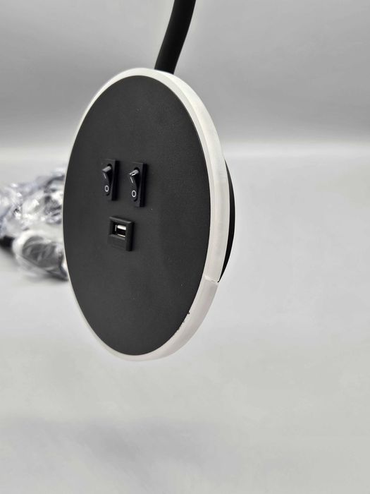 Модерен LED стенен аплик с USB порт и гъвкаво рамо за четене!ТОП цена!