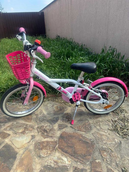 Bicicletă fermecatoare copii B’Twin Docto Girl 500, roz