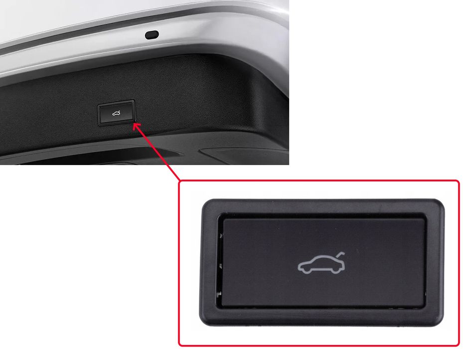 Бутон за затваряне на багажник за Audi / Seat / Skoda / Volkswagen