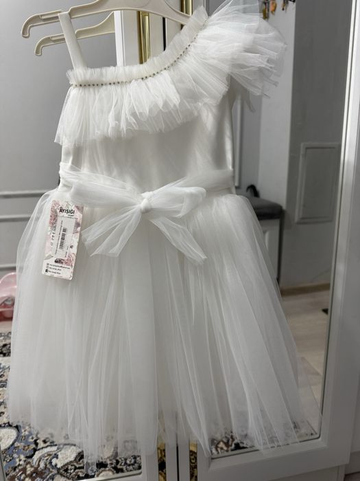 Белое платье для девочек