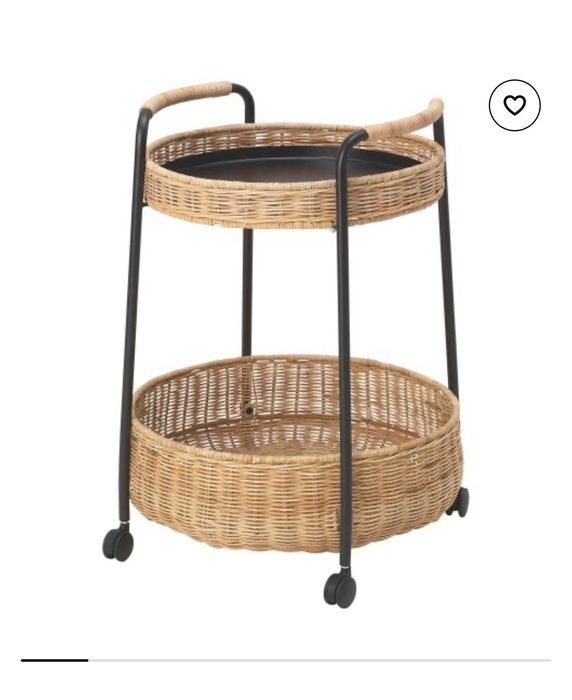 Ikea LUBBAN количка, масичка 2 броя