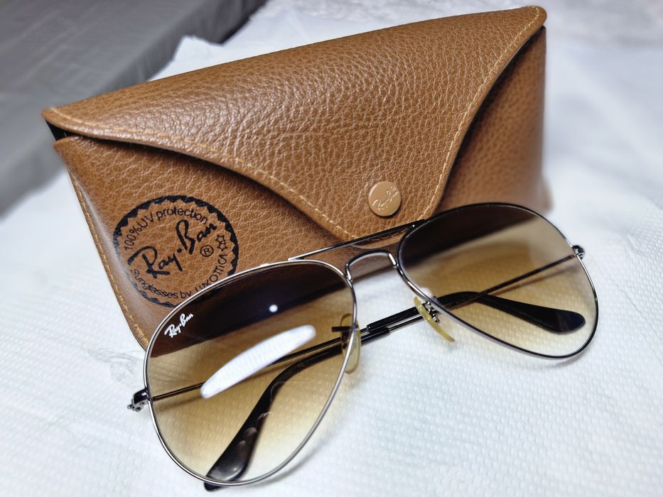 Ochelari de soare Unisex ,Rayban, model Aviator Large metal