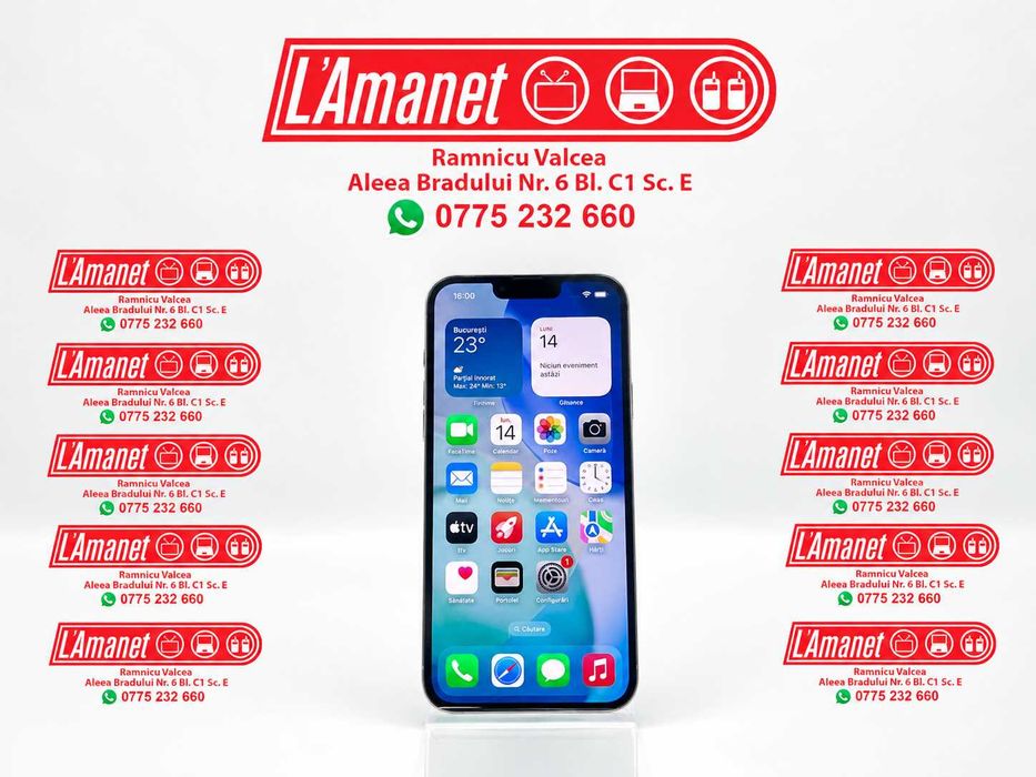 iPhone 13 White 128GB Neverlocked Stare Buna Bateria 100%
