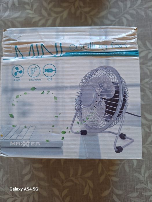 Мини вентилатор с USB букса