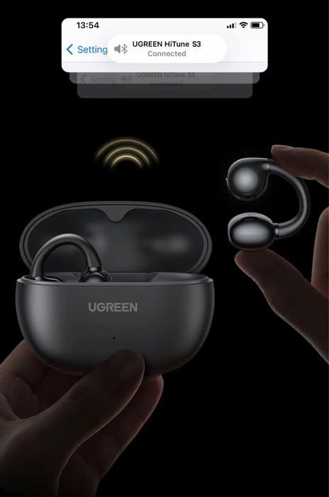 Наушники UGREEN hitunes s3 freeclip как сережки